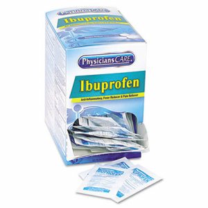 Ibuprofen Medication, Two-Pack, 200mg, 50 Packs/Box