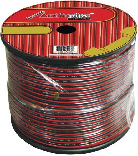 Audiopipe 10 Gauge Speaker Cable 100ft Black and Red wire**