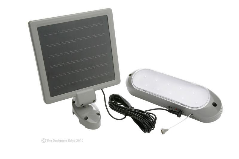 10 LED Solar Panel Shed Lite