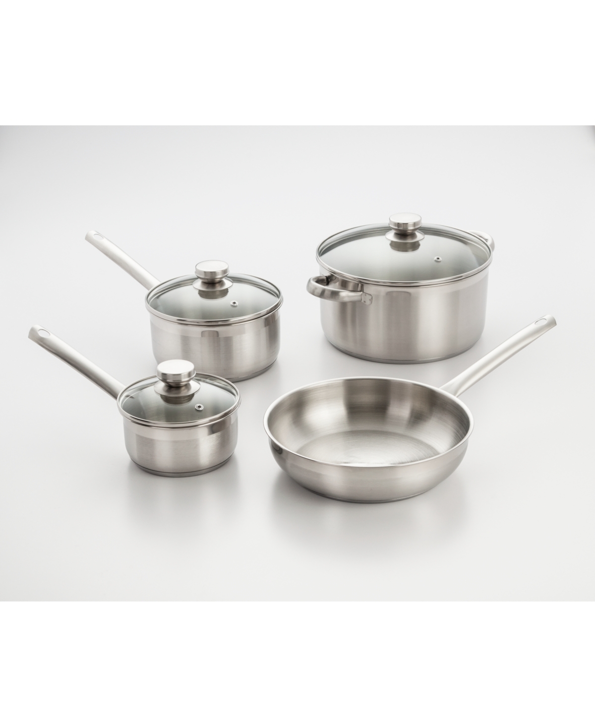 Cookpro 503 Steel Cookware Set 7Pc Encapsulated Base