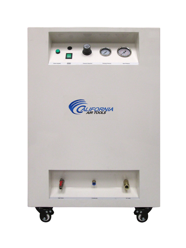 California Air Tools 10020SPC Ultra Quiet & Oil-Free 2.0 Hp 10.0 Gal. Steel Tank Air Compressor in Sound Proof Cabinet