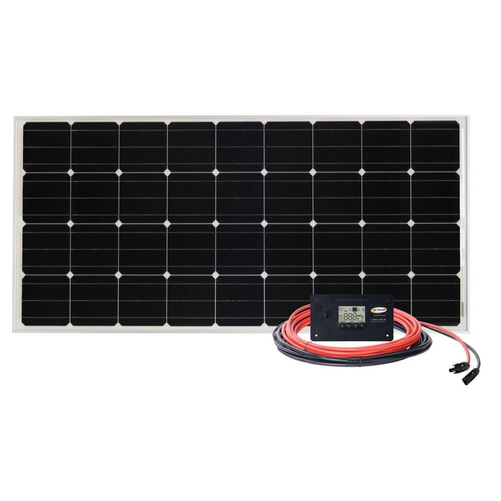 Retreat: 100 Watt Solar Kit With Wire And 30 Amp Controller