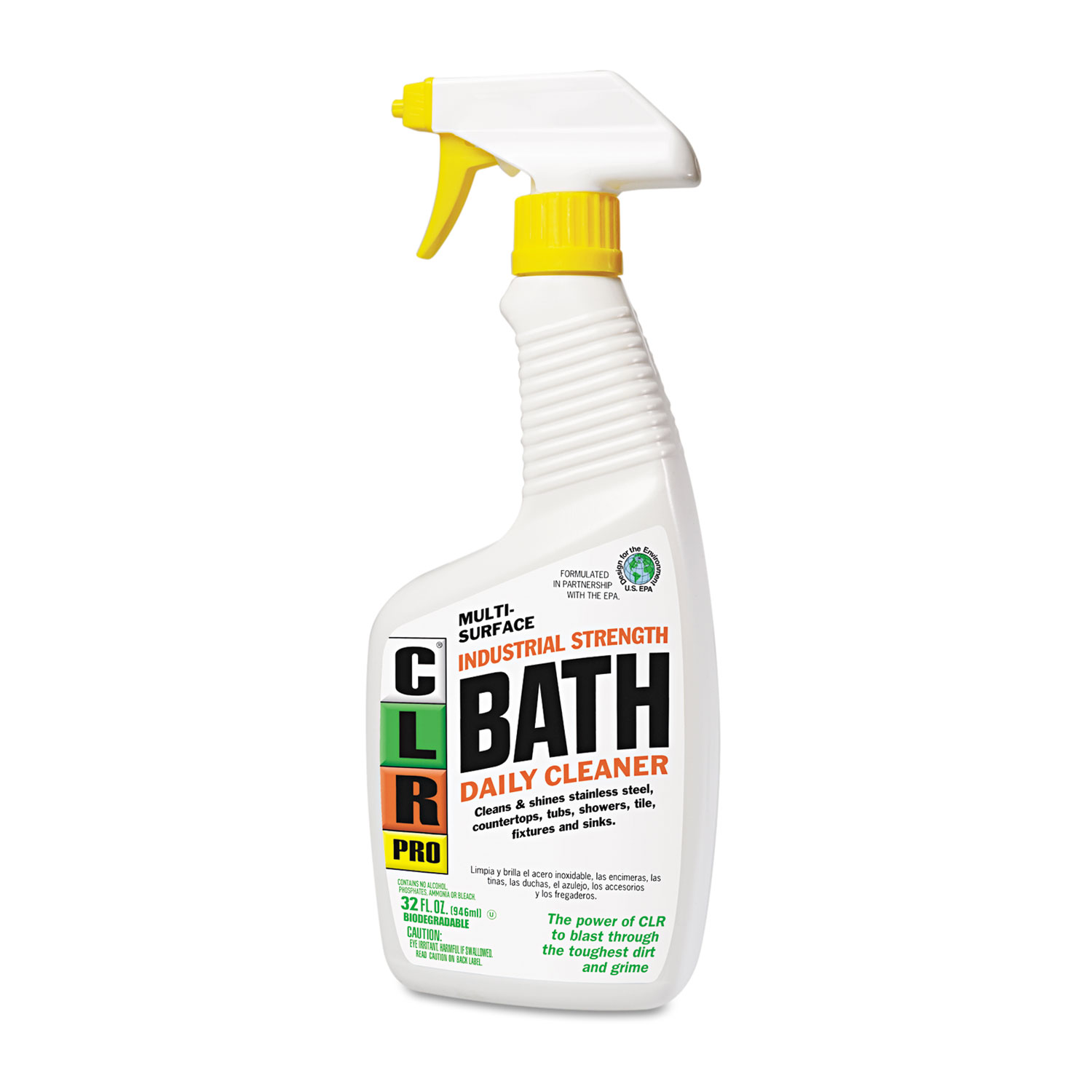 Bath Daily Cleaner, Light Lavender Scent, 32oz Pump Spray, 6/Case