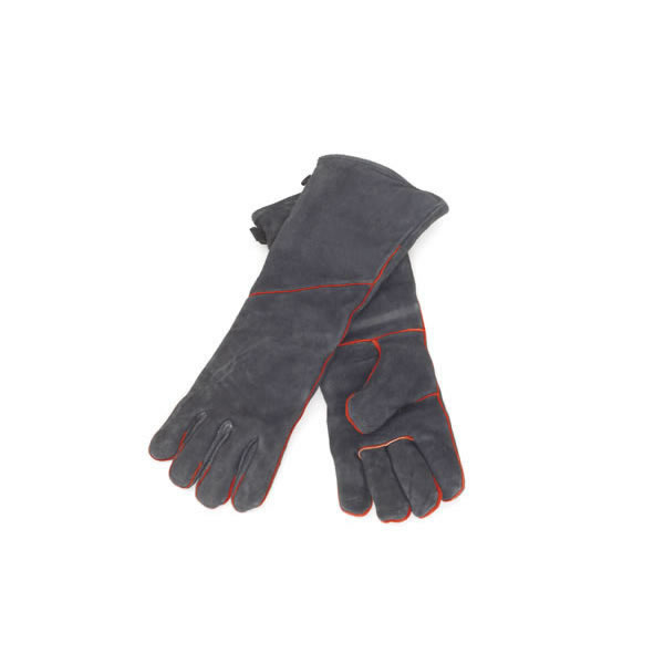 Large Black Fireproof Hearth Cowhide Gloves - A-13B