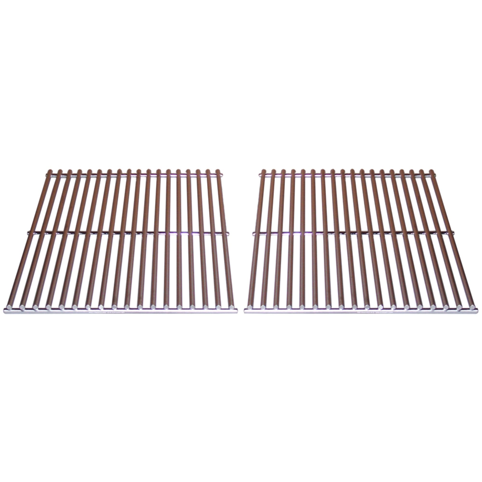 Stainless steel wire 2-pc cooking grid set for Brinkmann, Charmglow, Nexgrill, Turbo brand gas grills