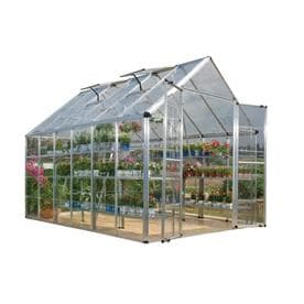 Palram Snap & Grow 8' x 12' Hobby Greenhouse, Silver