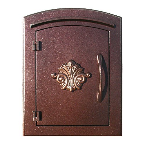 Manchester Mailbox, Scroll Door, Antique Copper