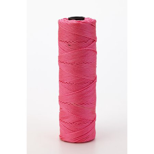 Nylon Mason Twine, 1/4 lb. Twisted, 18 x 275 ft., Glo Pink 